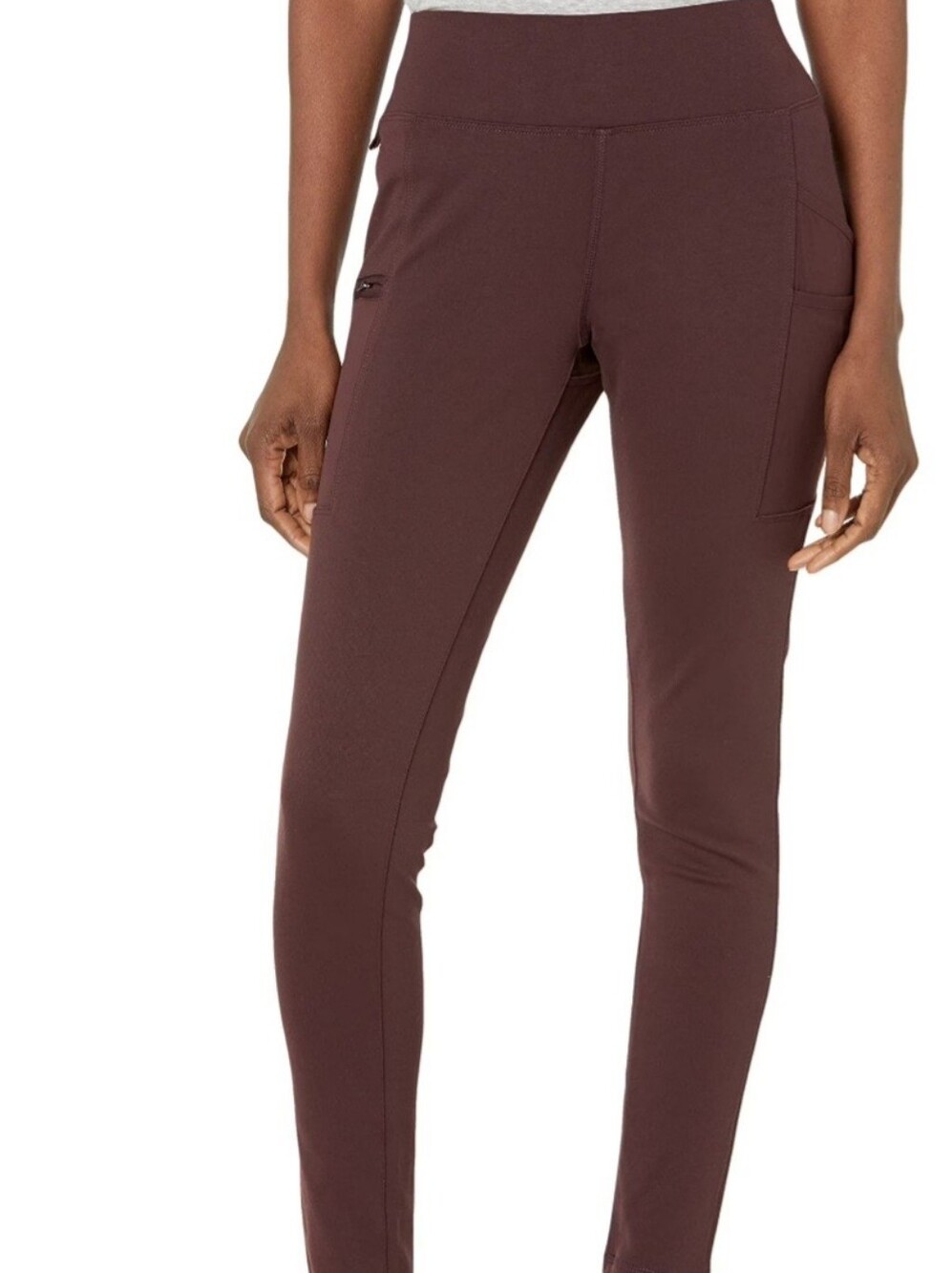 Carhartt Women's Slim Cargo Jogger Pants in Deep Brown